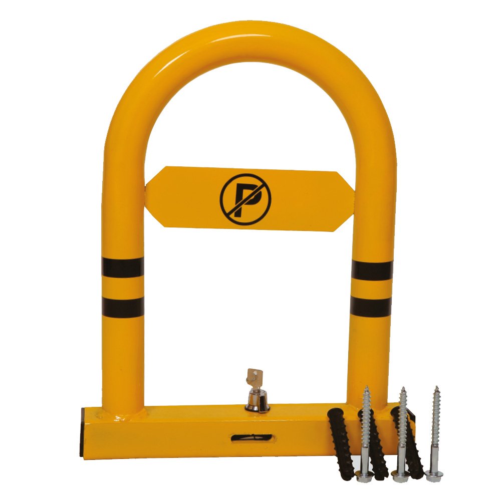 15-ALS 0023A CAR PARKING STOPPER WITH LOCK Ø 48 mm.